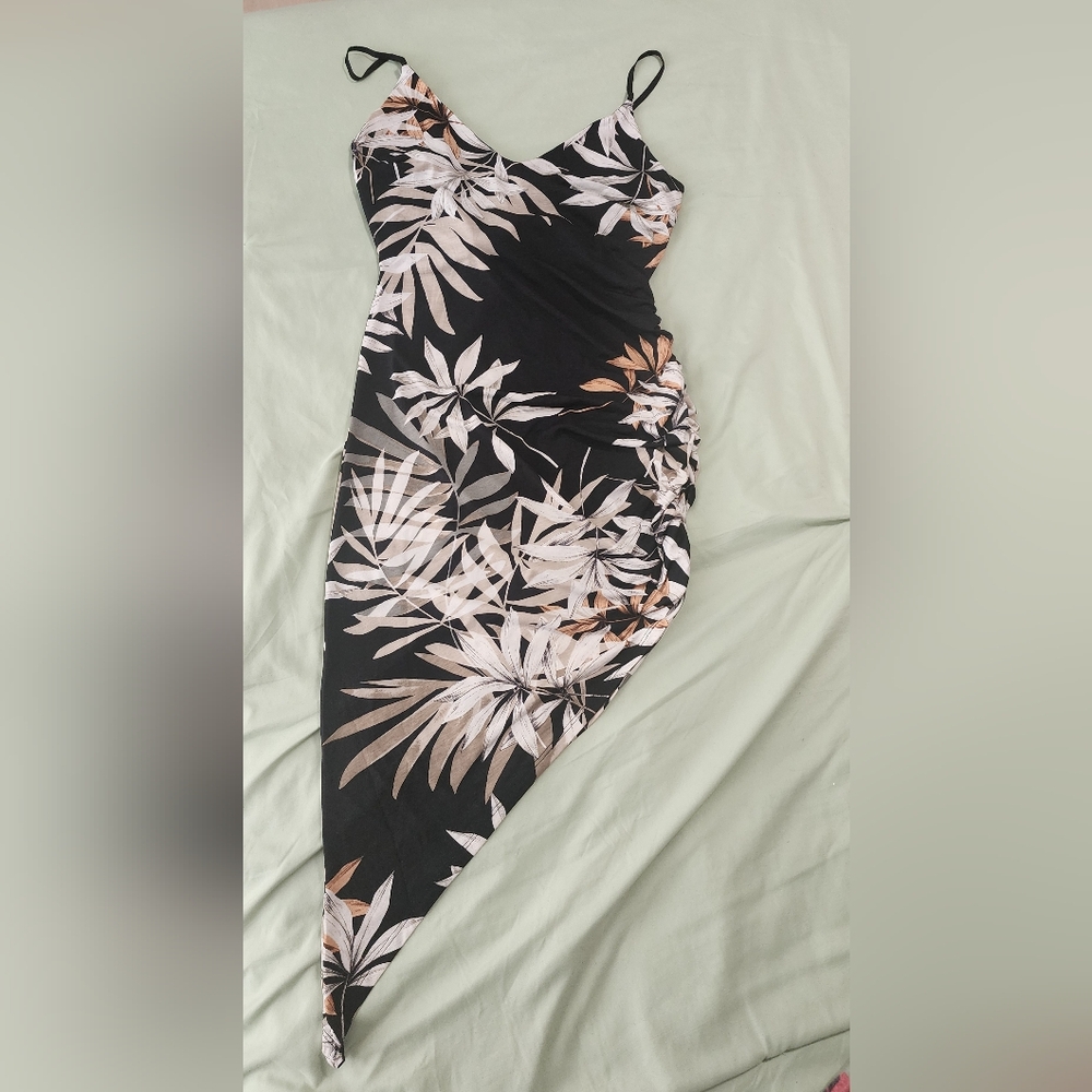 Tropical Midi Dress